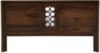 Ambica Woodmart Sheesham wood bed in natural honey finish, photo 4