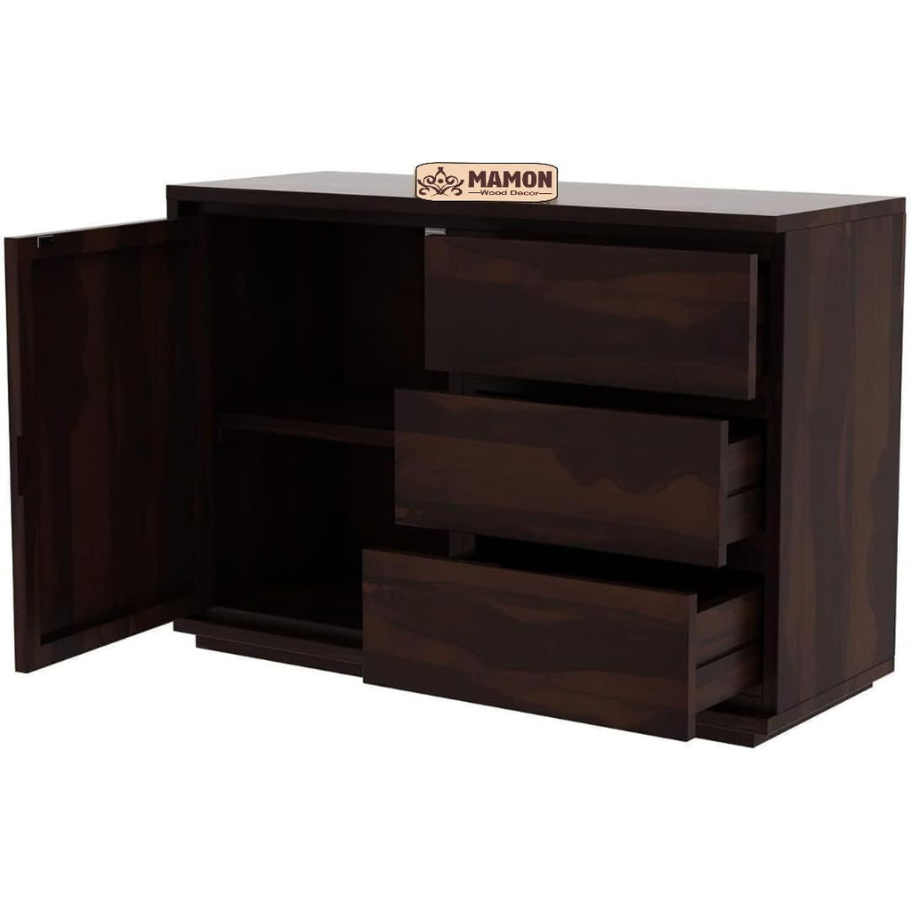 Mamon Wood Decor Sheesham Wood Sideboard – Teak Brown