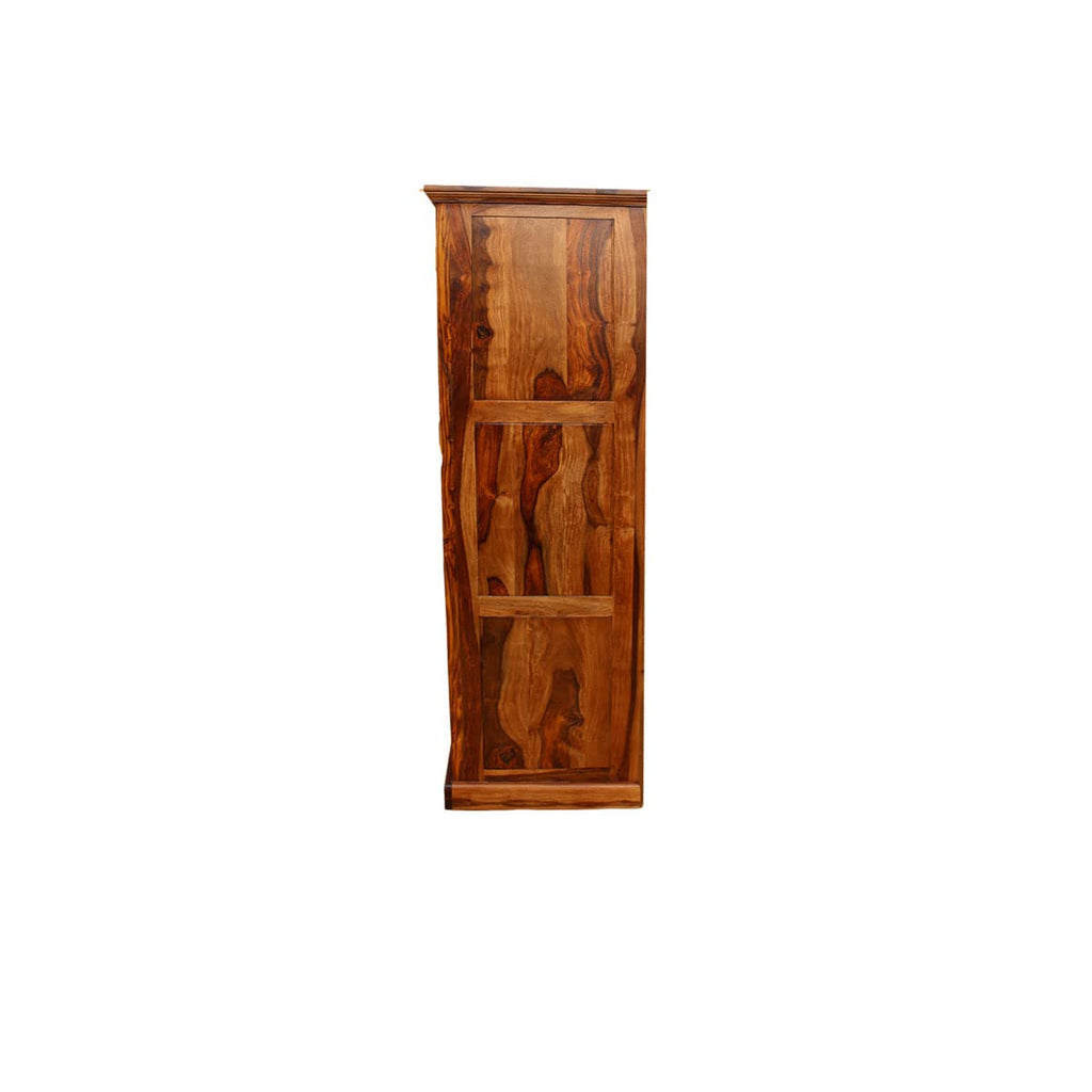 Mamon Wood Decor ‎Sheesham Wooden Niwar 2 Door – Brown