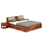 Natural | Ambica Woodmart Sheesham wood bed, natural, photo 5