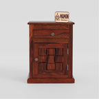 Mamon Wood Decor Sheesham Wood Bedside Table – Design 10