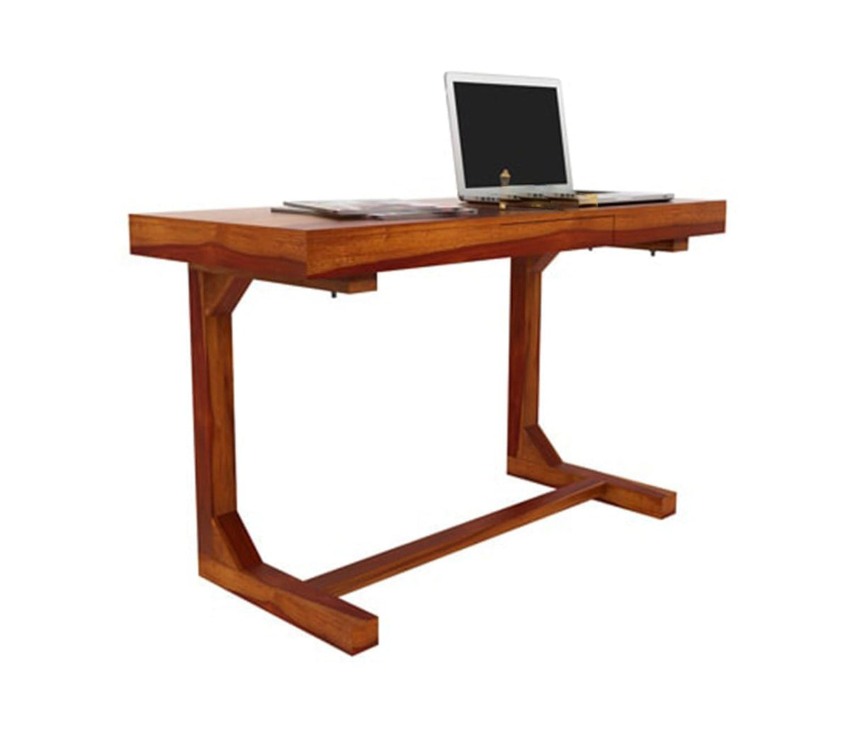 Ambica Woodmart Sheesham wood study table in brown finish, photo 5