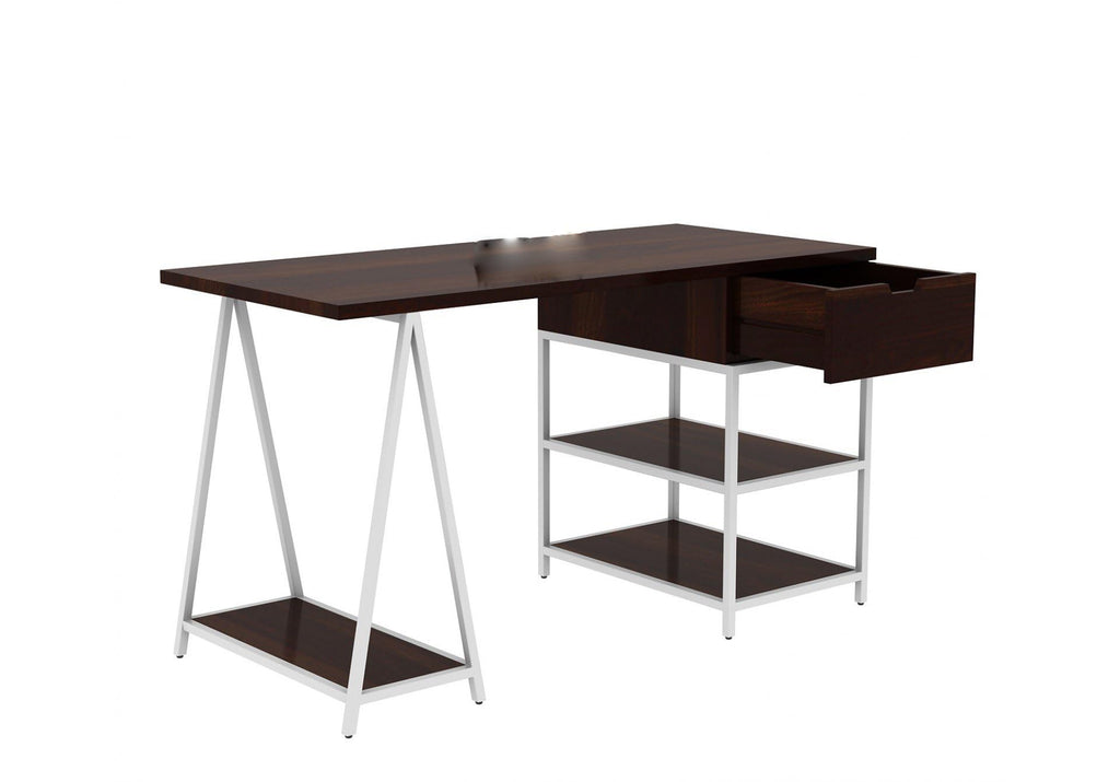 Walnut | Ambica Woodmart Sheesham wood study table, walnut, photo 3