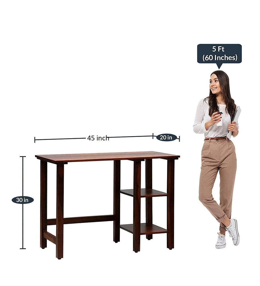 Ambica Woodmart Sheesham wood study table in walnut finish, photo 4