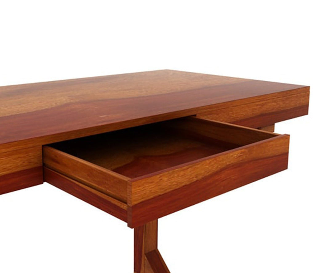 Ambica Woodmart Sheesham wood study table in brown finish, photo 2