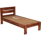 Mamon Wood Decor Sheesham Wood Single Bed Wooden Cot for Bedroom