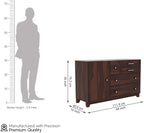 Ambica Woodmart Sheesham wood chest of drawers in walnut finish, photo 3