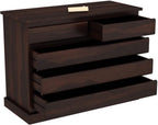 Walnut | Ambica Woodmart Sheesham wood chest of drawers, walnut, photo 9