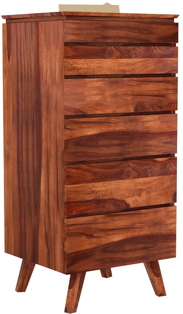 Honey | Ambica Woodmart Sheesham wood chest of drawers, honey, photo 2