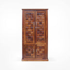 Ambica Woodmart Sheesham wood wardrobe in honey finish, photo 6