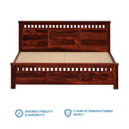 Honey | Ambica Woodmart Sheesham wood bed, honey, photo 5