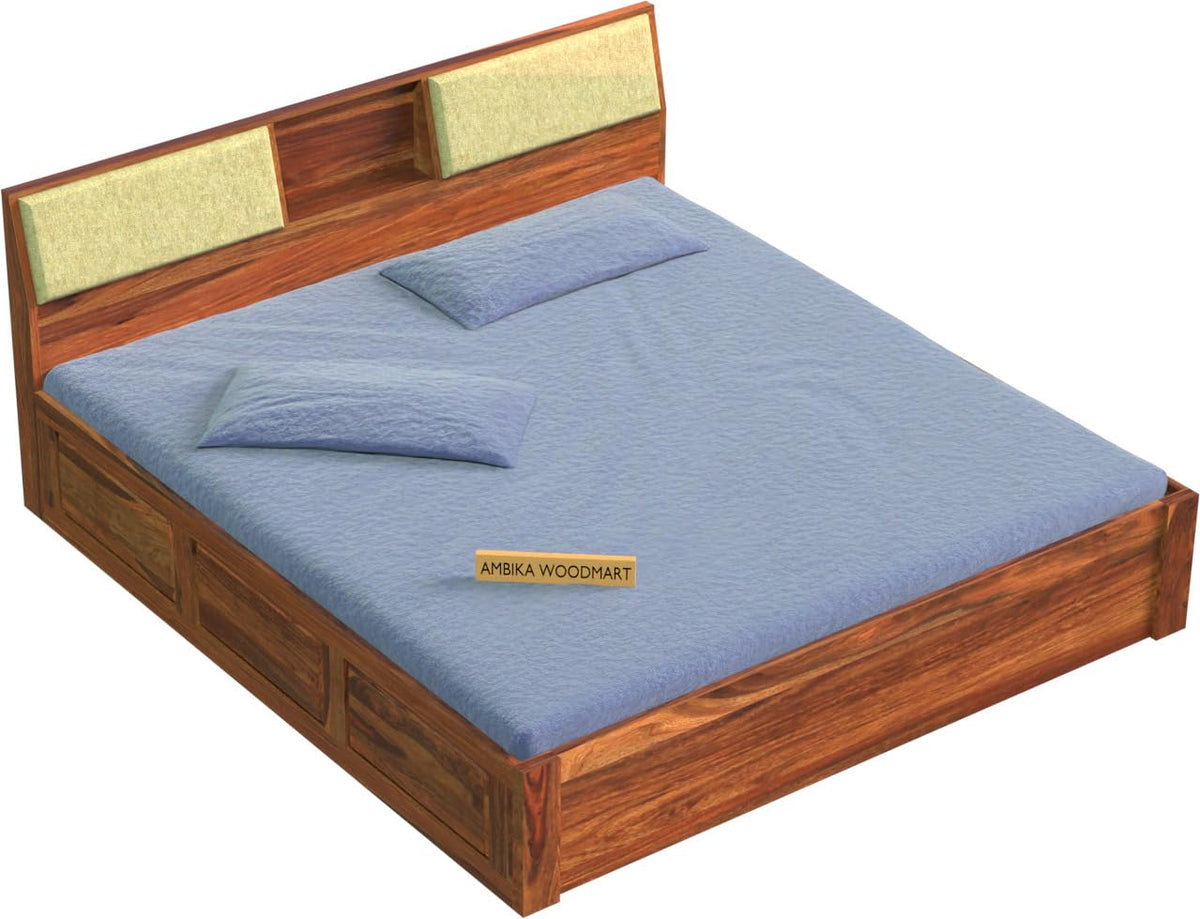 Ambica Woodmart Sheesham wood bed, photo 6