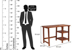 Ambica Woodmart Sheesham wood study table in honey finish, photo 4