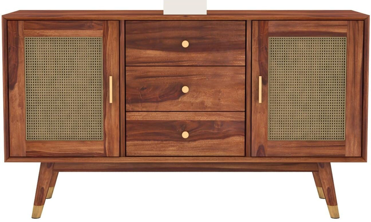 Honey | Ambica Woodmart Sheesham wood chest of drawers, honey, photo 11