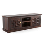 Mamon Wood Decor Woodcrony Davis Solid Sheesham Wood Tv Cabinet with 2