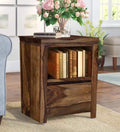 Mamon Wood Decor Sheesham Wood Bedside Table – Design 14
