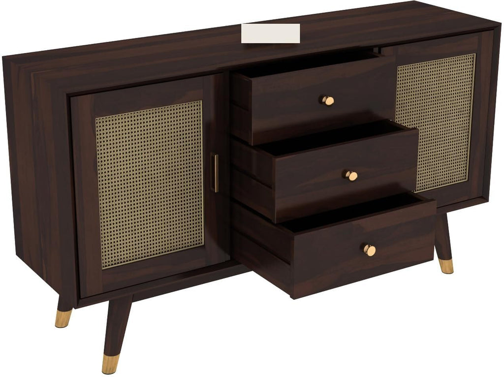 Dark Brown | Ambica Woodmart Sheesham wood chest of drawers, dark brown, photo 5