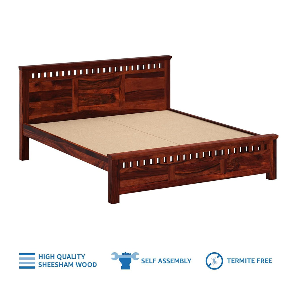 Ambica Woodmart Sheesham wood bed, photo 4