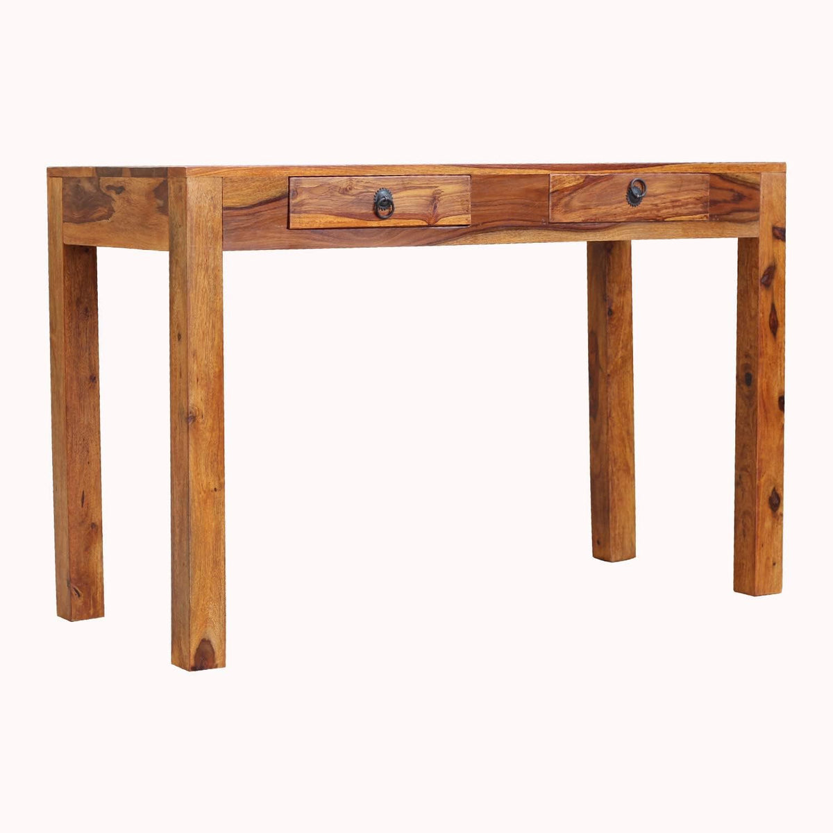 Ambica Woodmart Sheesham wood study table in natural honey finish, photo 4
