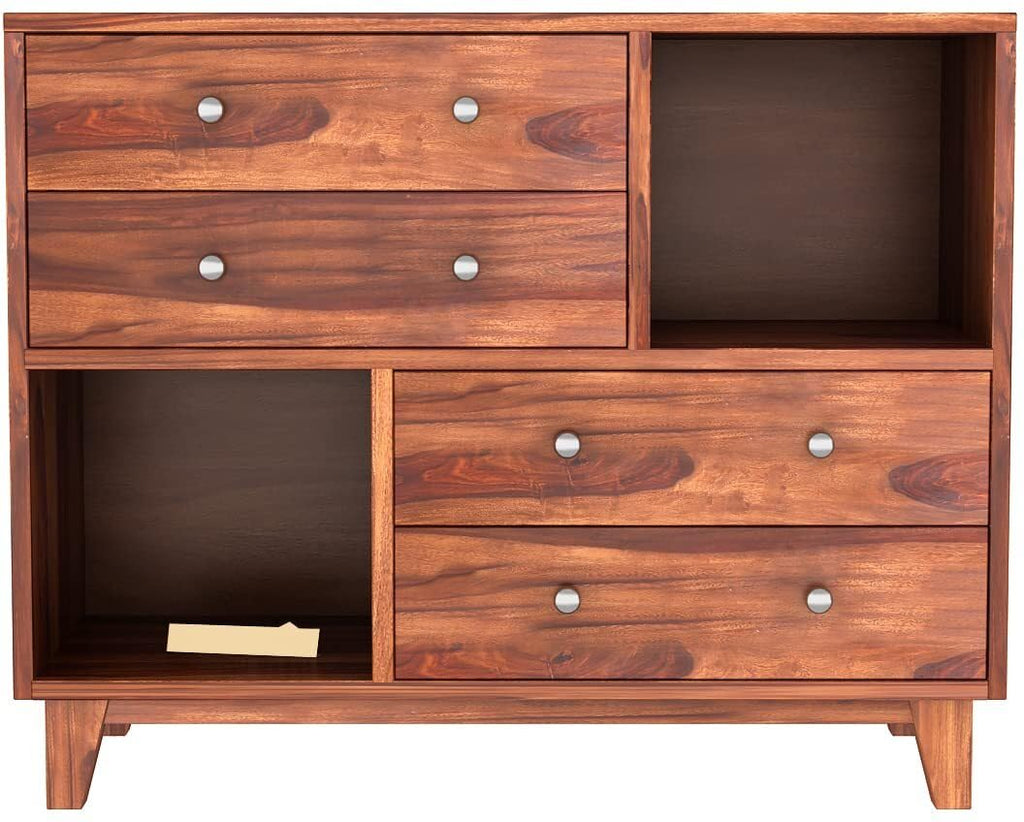Honey | Ambica Woodmart Sheesham wood chest of drawers, honey, photo 11