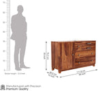 Ambica Woodmart Sheesham wood chest of drawers in brown finish, photo 3