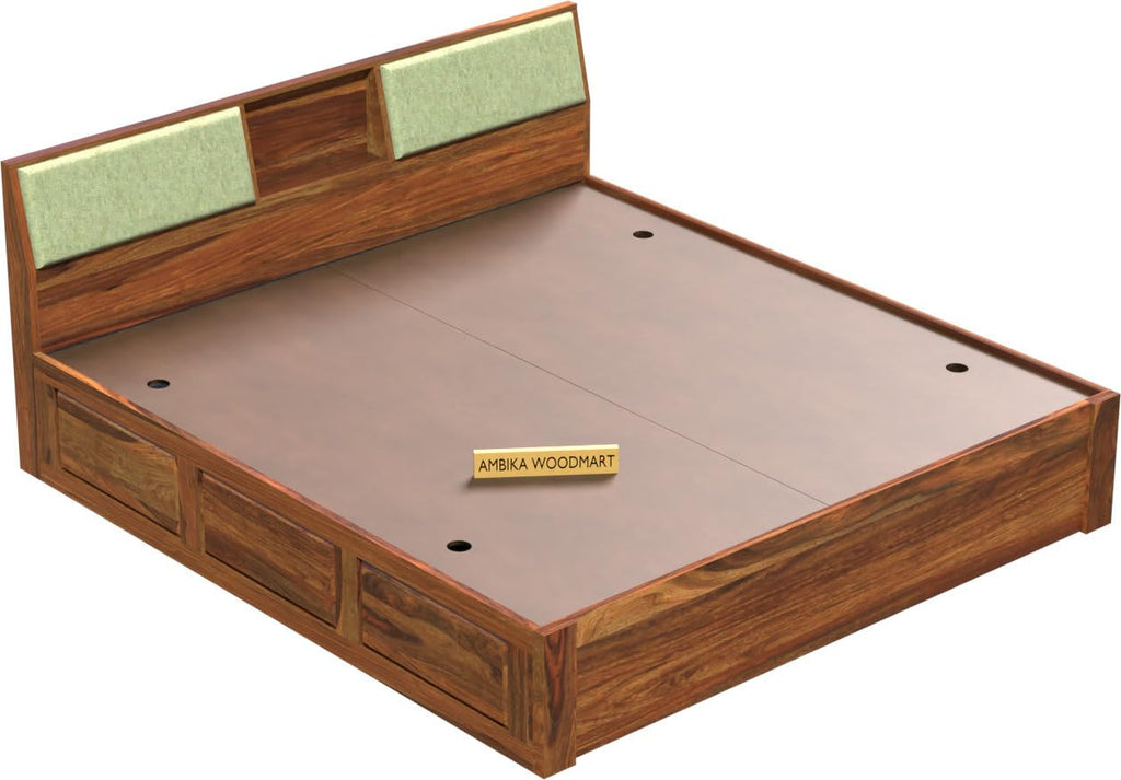 Ambica Woodmart Sheesham wood bed, photo 5