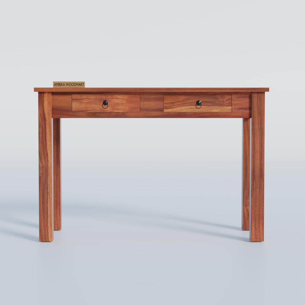 Ambica Woodmart Sheesham wood study table in honey finish, photo 3