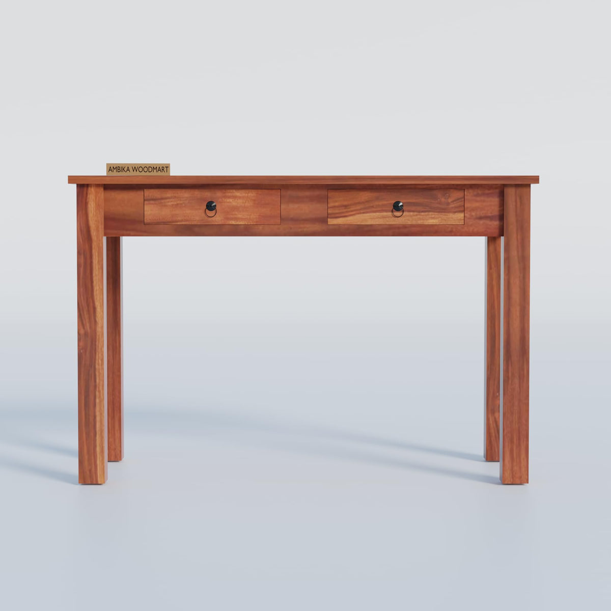 Ambica Woodmart Sheesham wood study table in honey finish, photo 3