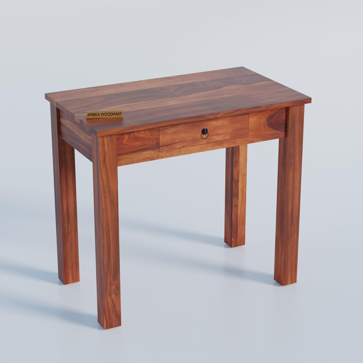 Ambica Woodmart Sheesham wood study table in natural finish, photo 4
