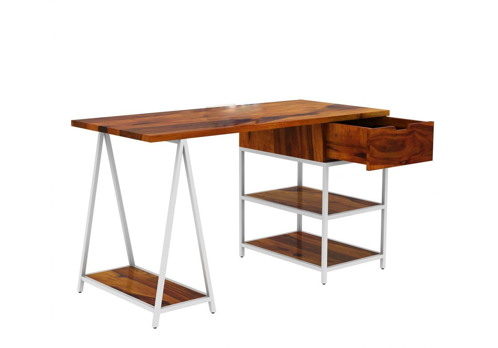 Brown | Ambica Woodmart Sheesham wood study table, brown, photo 13