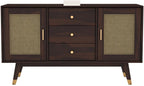Dark Brown | Ambica Woodmart Sheesham wood chest of drawers, dark brown, photo 4