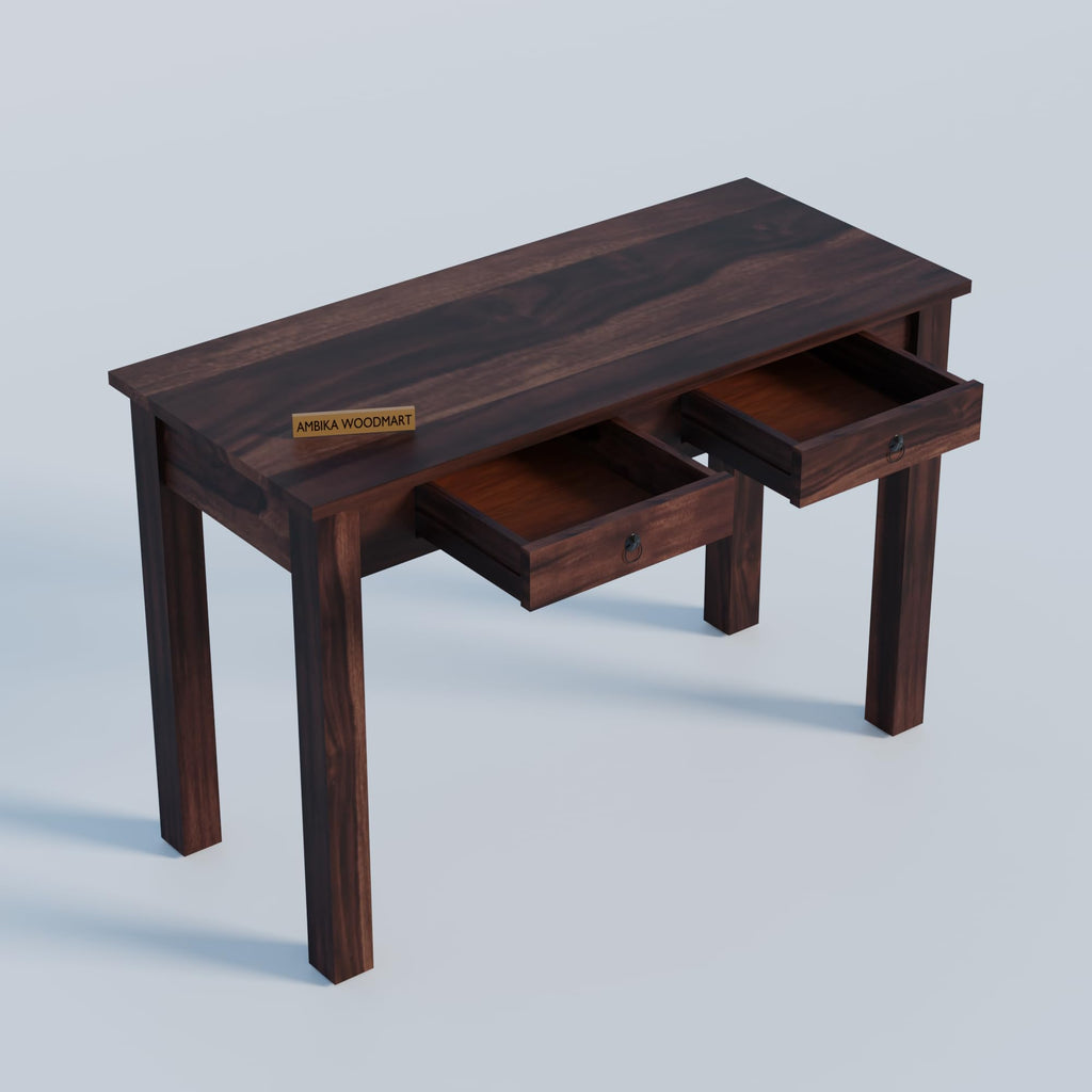 Ambica Woodmart Sheesham wood study table in walnut finish, photo 3