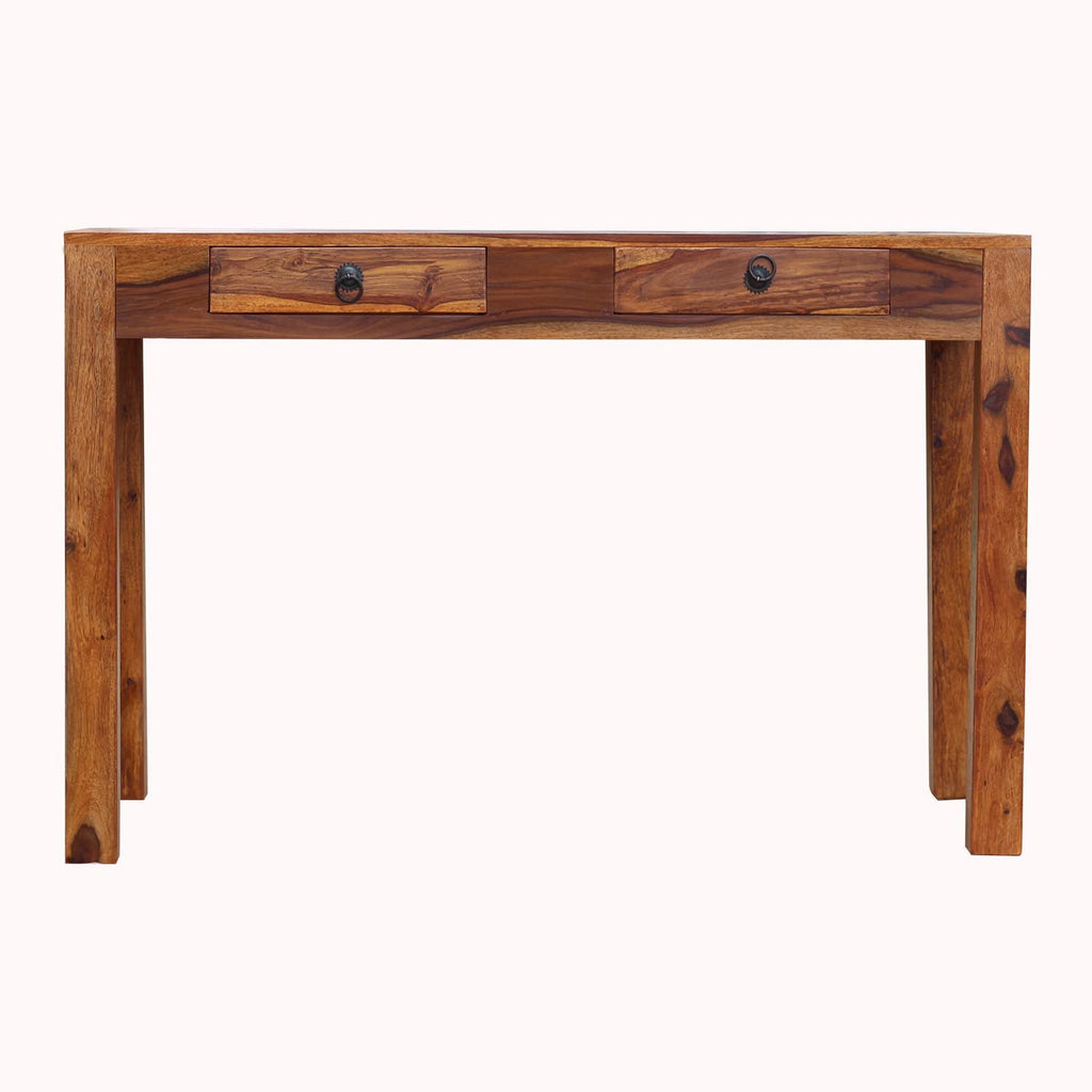 Ambica Woodmart Sheesham wood study table in natural honey finish, photo 3