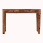 Ambica Woodmart Sheesham wood study table in natural honey finish, photo 3