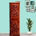 Mamon Wood Decor ‎Sheesham Wooden Niwar 2 Door – Brown