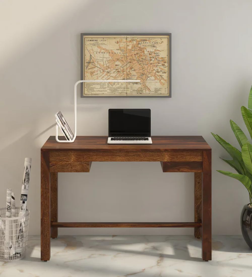Walnut | Ambica Woodmart Sheesham wood study table, walnut, photo 6