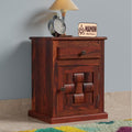 Mamon Wood Decor Sheesham Wood Bedside Table – Design 10