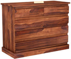 Honey | Ambica Woodmart Sheesham wood chest of drawers, honey, photo 4
