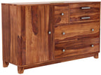 Ambica Woodmart Sheesham wood chest of drawers in brown finish, photo 6