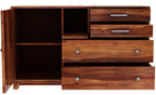 Ambica Woodmart Sheesham wood chest of drawers in brown finish, photo 2