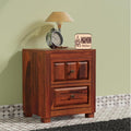 Mamon Wood Decor Sheesham Wood Bedside Table – Design 12
