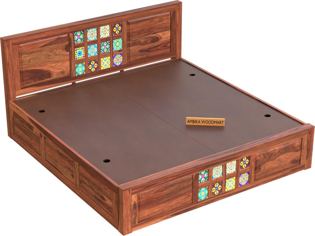 Ambica Woodmart Sheesham wood bed, photo 4