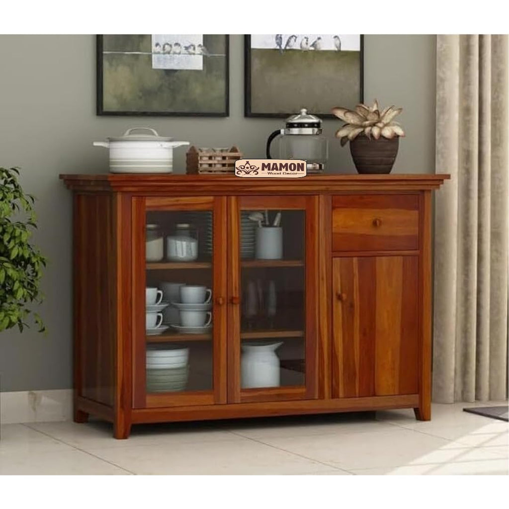 Mamon Wood Decor Sheesham Wood Kitchen cabinets Wooden, Wooden – Brown