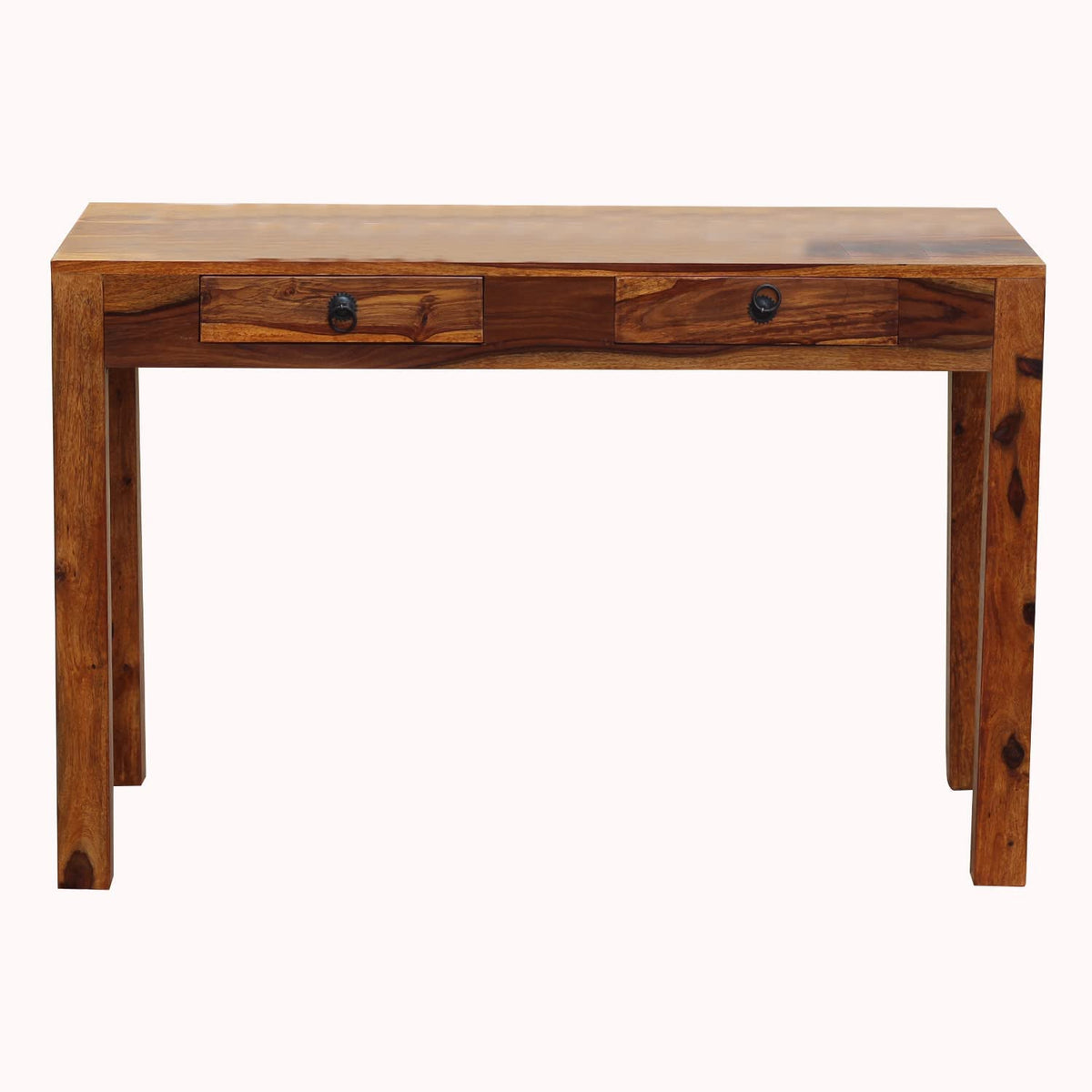 Ambica Woodmart Sheesham wood study table in natural honey finish, photo 6