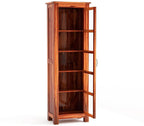 Mamon Wood Decor Sheesham Wood Multipurpose Book Shelf – Teak Brown