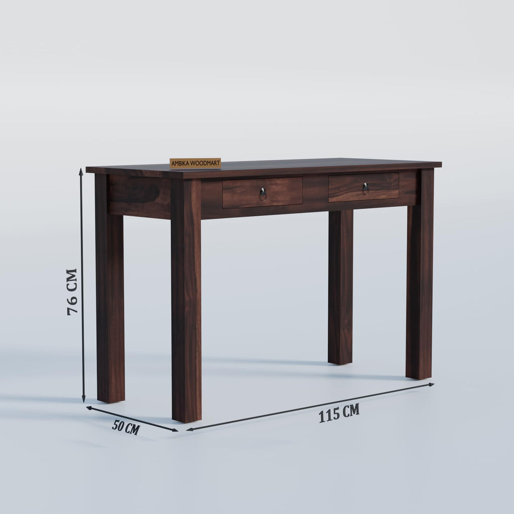 Ambica Woodmart Sheesham wood study table in walnut finish, photo 4