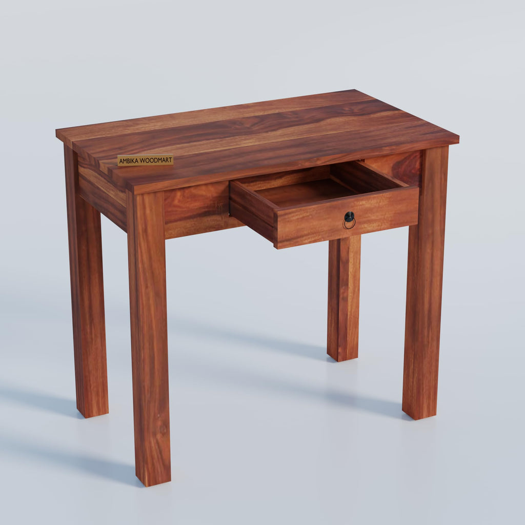 Ambica Woodmart Sheesham wood study table in natural finish, photo 2