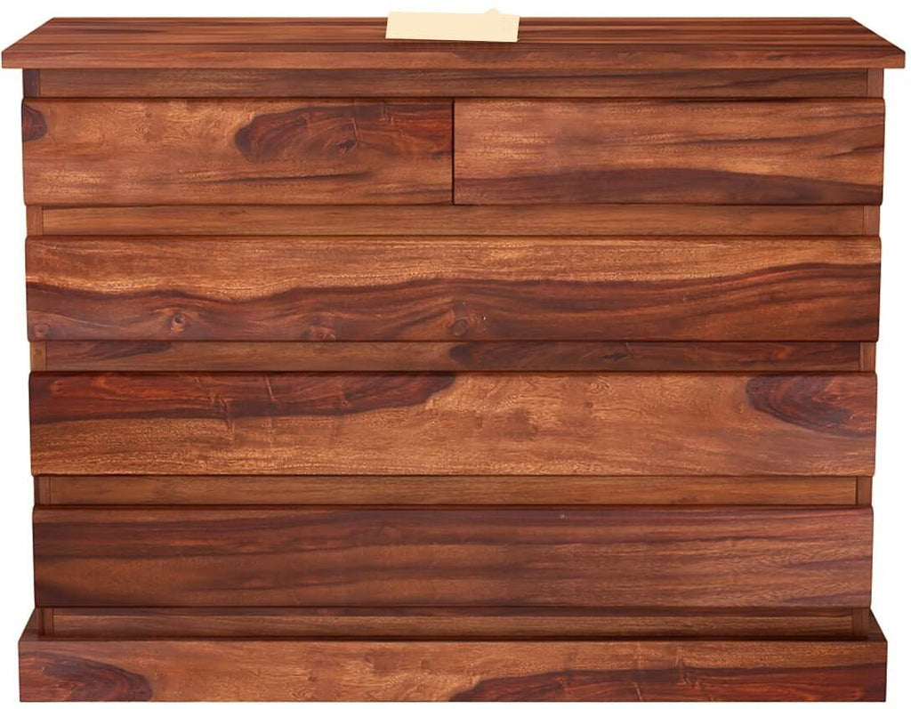 Honey | Ambica Woodmart Sheesham wood chest of drawers, honey, photo 2