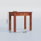 Ambica Woodmart Sheesham wood study table in natural finish, photo 3