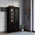 Ambica Woodmart Sheesham wood wardrobe in dark walnut finish, photo 1